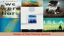 PDF Download  Design of Fluid Thermal Systems Download Online