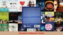PDF Download  Ancient Hebrew Torah Read Full Ebook
