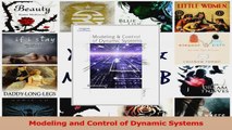 Download  Modeling and Control of Dynamic Systems PDF Online