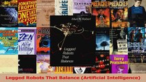 Download  Legged Robots That Balance Artificial Intelligence PDF Online