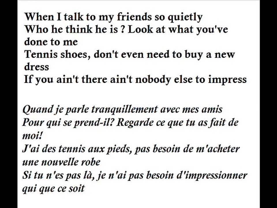 Cinquante nuances de Grey - Crazy in love- Karaoké gratuit en ligne (Traduction en français)