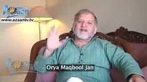 Great Reply of Oriya Maqbool Jan to Hasan Nisar on calling Illama Iqbal a Local Poet