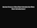 Ancient Greece: A Very Short Introduction (Very Short Introductions) [PDF] Online