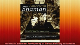 American Shaman An Odyssey of Global Healing Traditions