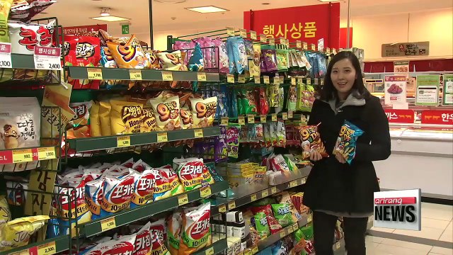 Korean snack food exports top US$1.4 bil. in 2014