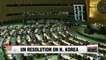 UN General Assembly adopts resolution on N. Korea's human rights abuses
