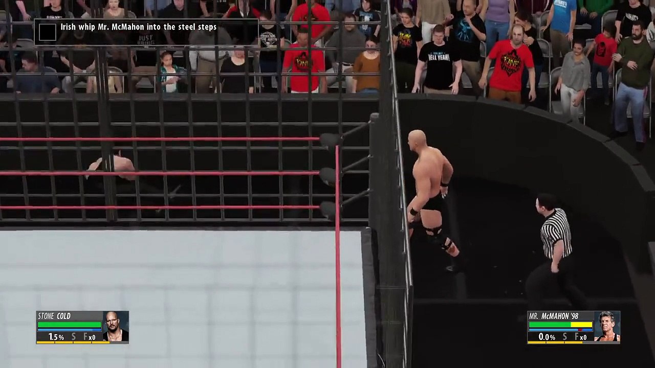 "Stone Cold" Steve Austin vs. Mr. McMahon: WWE 2K16 2K Showcase walkthrough - Part 14