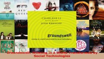 PDF Download  Groundswell Winning in a World Transformed by Social Technologies Download Online