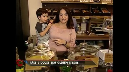 Mãe abre padaria dedicada aos pães e doces sem glúten e leite