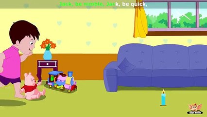 Jack, be Nimble - Nursery Rhyme with Karaoke