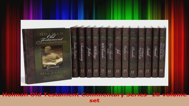 Download Holman Old Testament Commentary Series 20 volume set PDF Online