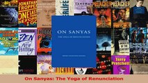 PDF Download  On Sanyas The Yoga of Renunciation Read Full Ebook