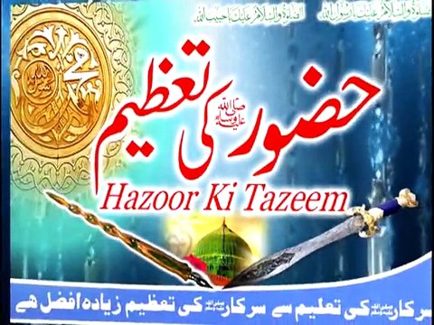 Allama Khadam Hussain Rizvi Hazoor ﷺ kay moay mubarak kis kay liya mangay gay