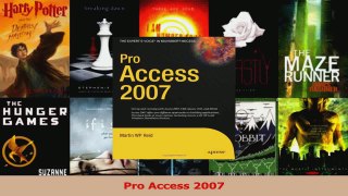 Read  Pro Access 2007 Ebook Free