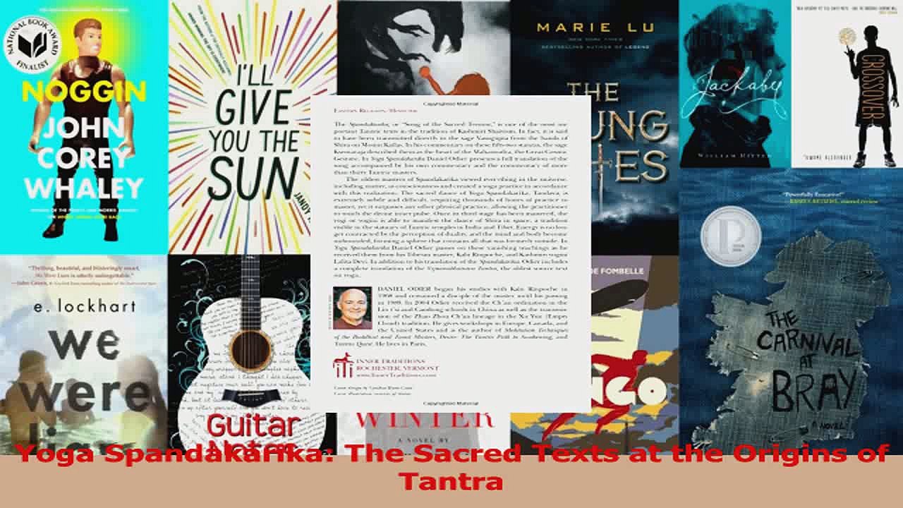 PDF Download  Yoga Spandakarika The Sacred Texts at the Origins of Tantra PDF Full Ebook