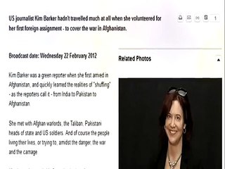 Kim Barker Exposes Nawaz Sharif in Interview on ABC Conversations with Richard Fidler