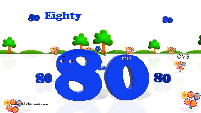 Learn Numbers Song 1 to 100 Counting 3D Animation Numbers Rhymes for Children