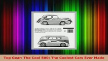 Read  Top Gear The Cool 500 The Coolest Cars Ever Made Ebook Free