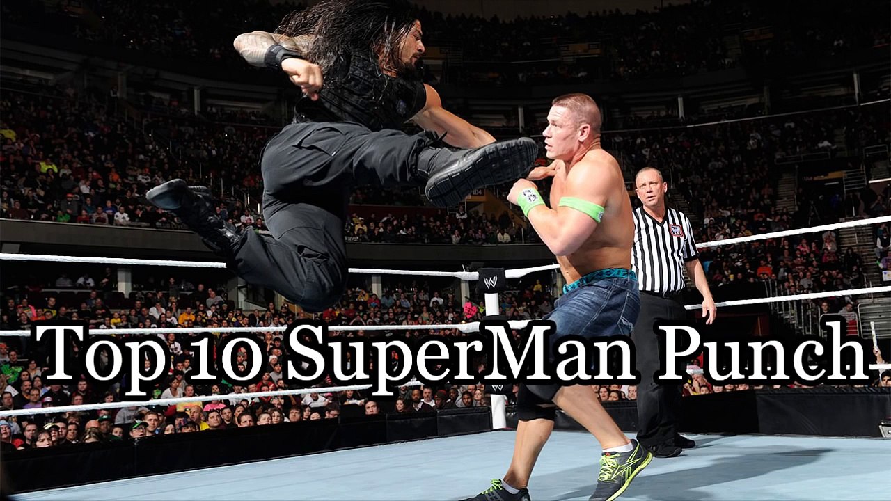 Roman Reigns Top 10 Superman Punch 2015 HD
