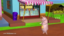This Little Piggy Went to Market 3D Animation English Nursery rhymes for children
