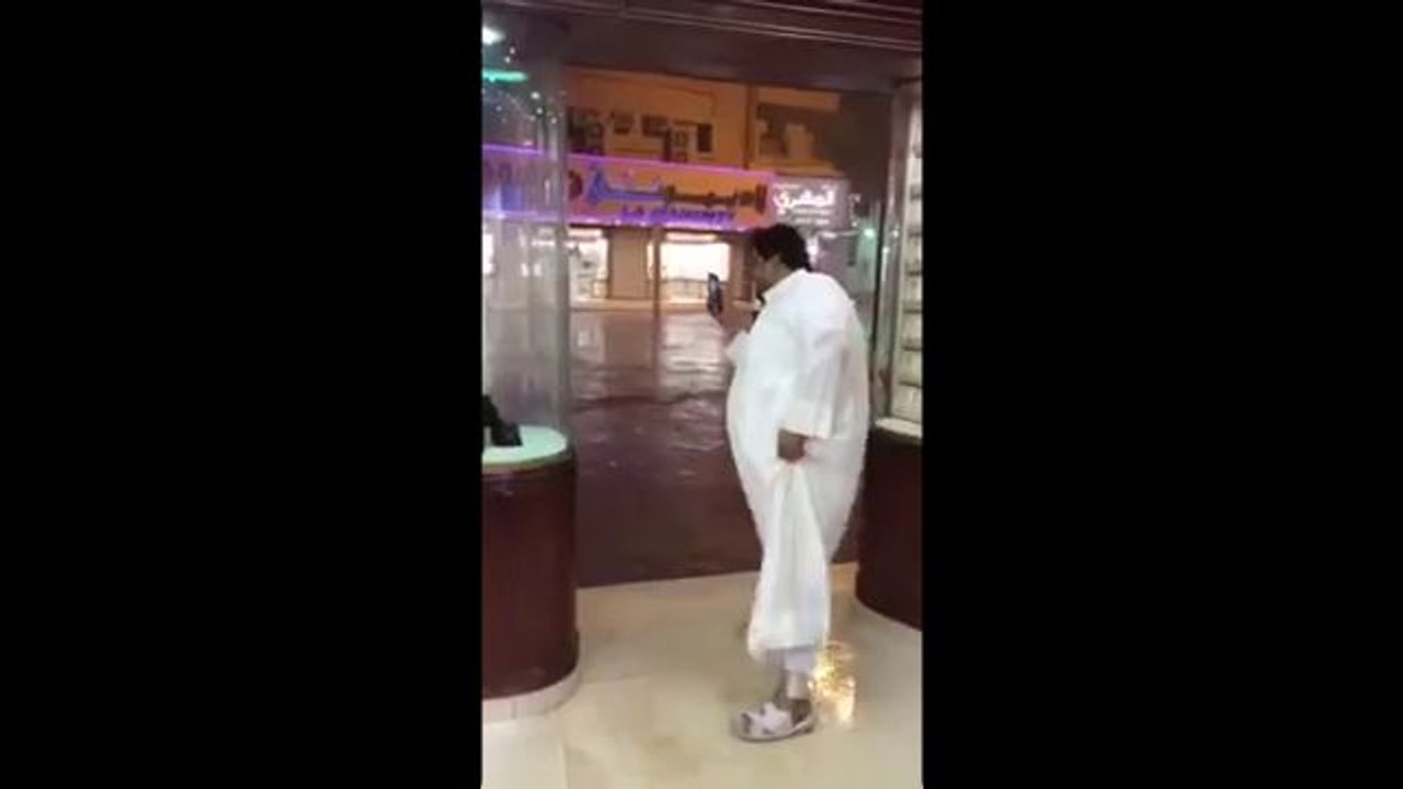 Les Saoudiens n'ont pas l'habitude de la pluie