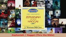 PDF Download  Zephaniah  Haggai Thru the Bible PDF Online