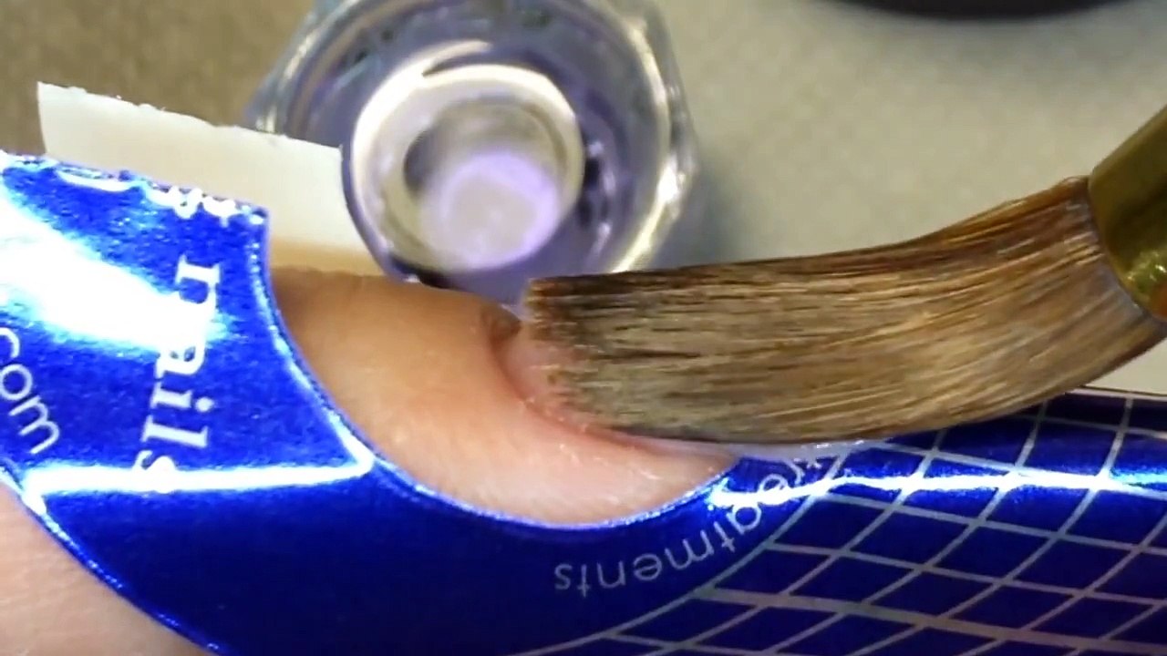 How To Perfectly Flush Cuticle Application Nude Almond Nails