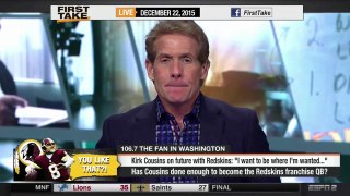 ESPN First Take - Has Kirk Cousins Done Enough For Redskins QB