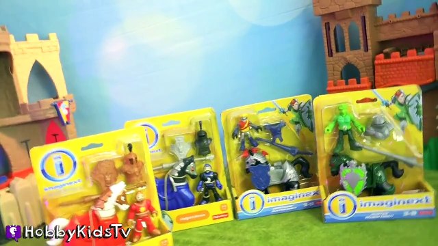 Imaginext Jousting Knights Horse Shield + Lance! Fisher Price HobbyKidsTV