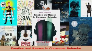 PDF Download  Emotion and Reason in Consumer Behavior PDF Online