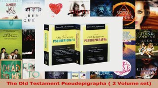 Download  The Old Testament Pseudepigrapha  2 Volume set PDF Online