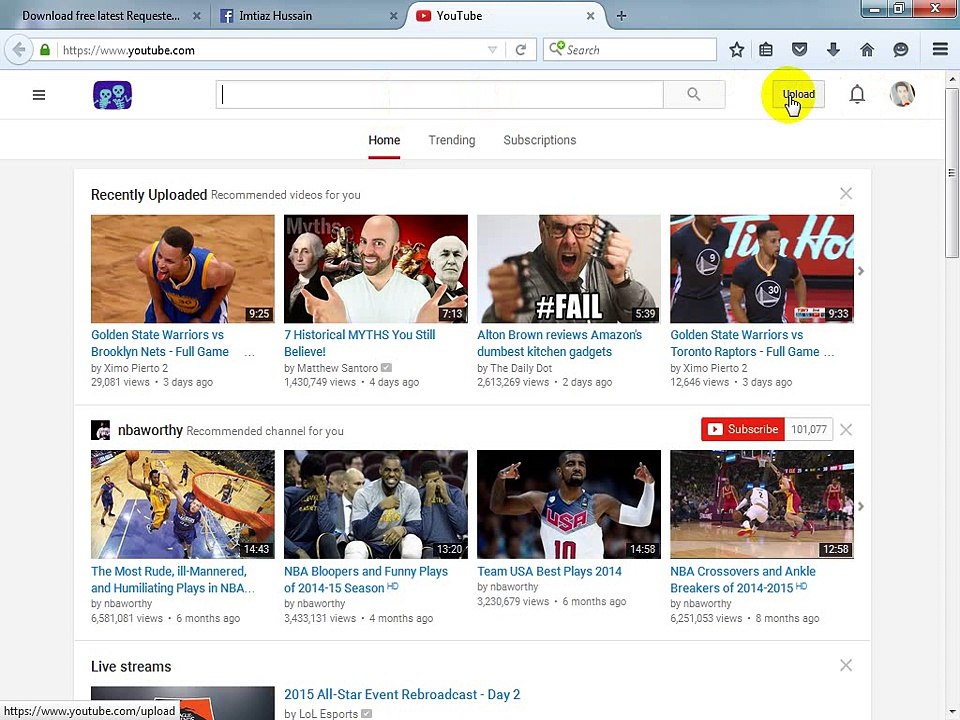 How to check over view of youtube account