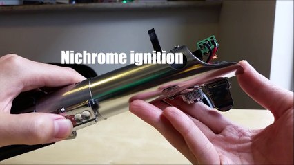 WOW this Guy made a real burning Lightsaber!!