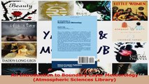 PDF Download  An Introduction to Boundary Layer Meteorology Atmospheric Sciences Library Read Full Ebook