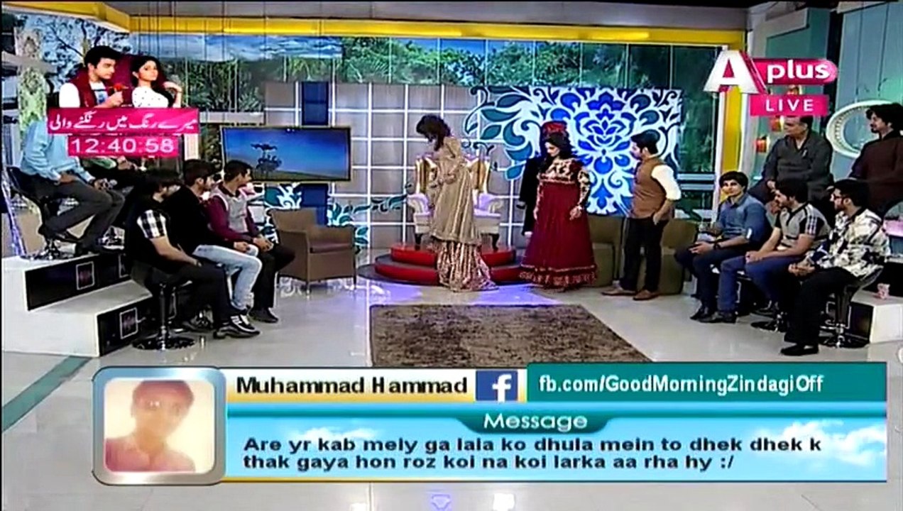 Good Morning Zindagi , 30 April 2015 , Host : Noor , Morning Show By APlus