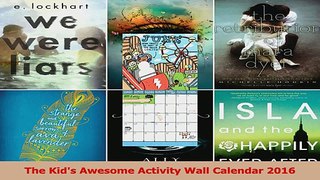 The Kids Awesome Activity Wall Calendar 2016 Download