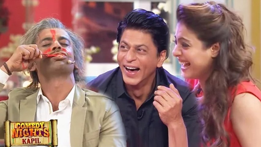 Shahrukh Khan Laughs NON STOP At Sunil Grover s Antics Comedy Nights With Kapil