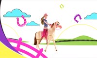 Barbie Saddle 'N Ride Horse - Barbie Paseo a Caballo - Barbie Ankündigung Riding - 芭比公告騎馬