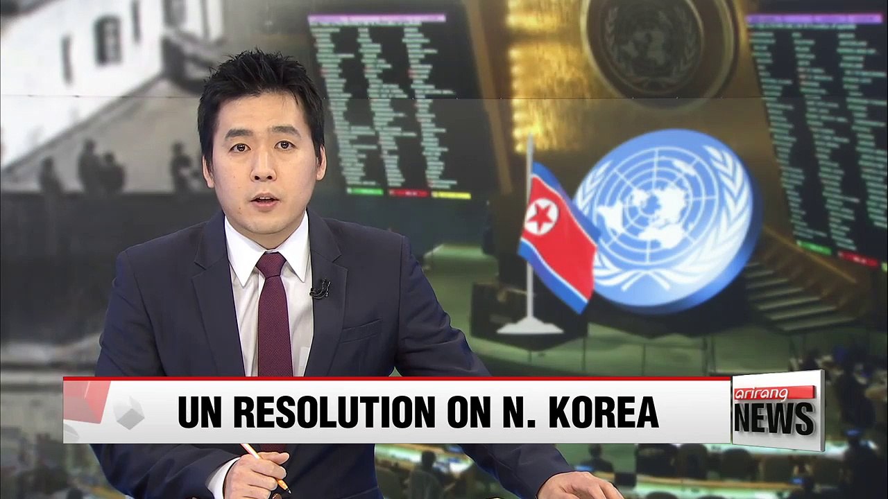 UN General Assembly adopts resolution on N. Korea's human rights abuses