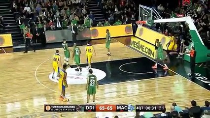 Euroligue - L'aberrante fin de match entre le Maccabi Tel Aviv et Darussafaka !