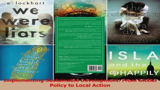 Read  Implementing Sustainable Development From Global Policy to Local Action PDF Online