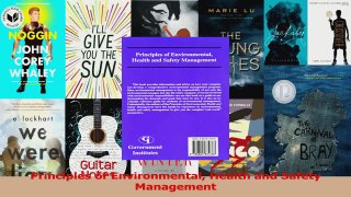 Read  Principles of Environmental Health and Safety Management PDF Online