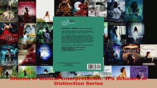 Read  Studies in Biblical Interpretation JPS Scholars of Distinction Series Ebook Free