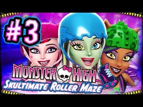 ☆ Monster High: Skultimate Roller Maze Walkthrough Part 3 (Wii, 3DS, DS) Full Gameplay ☆