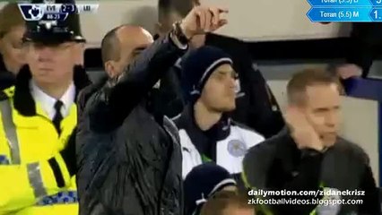 Goal Kevin Mirallas - Everton 2 - 3 Leicester 19.12.2015 HD