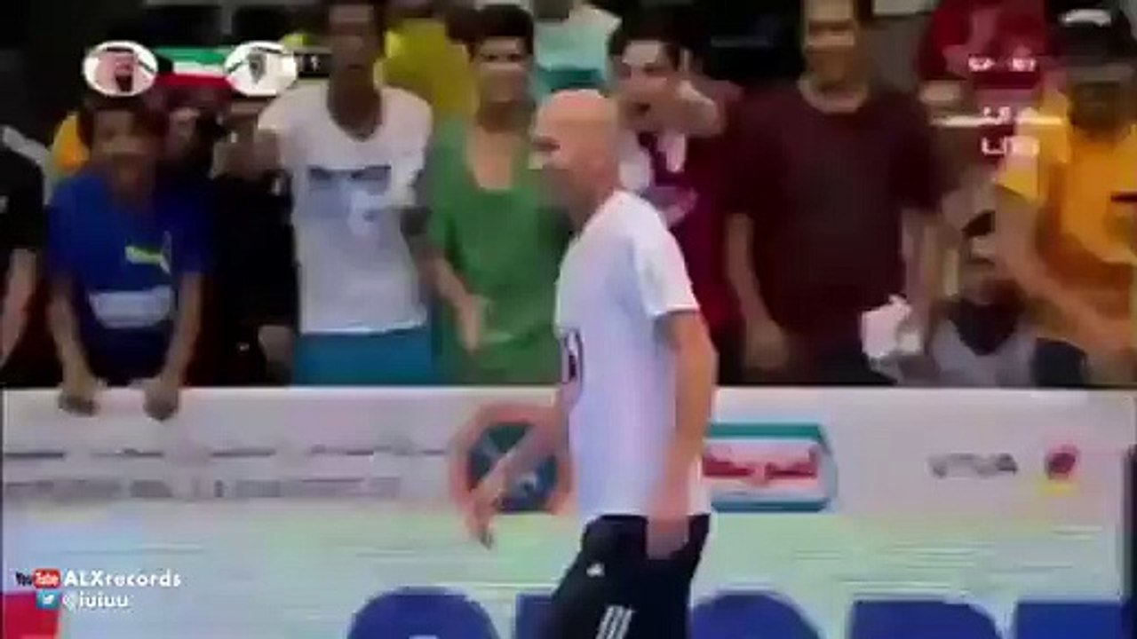 Zidane Fantastic piece of skill in futsal game Zidane Friends vs NAC