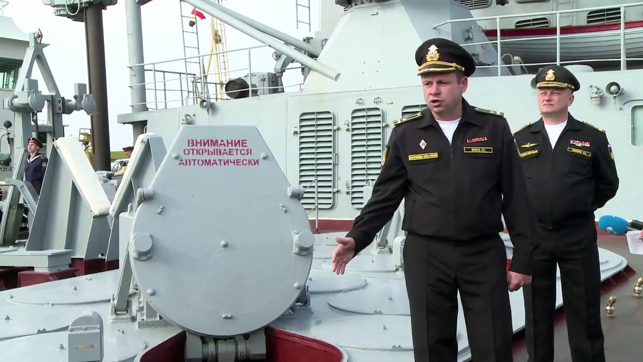 Le croiseur russe "Moskva" patrouille en Méditerrannée