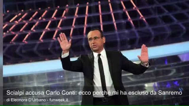 Scialpi accusa Carlo Conti: ecco perché mi ha escluso da Sanremo