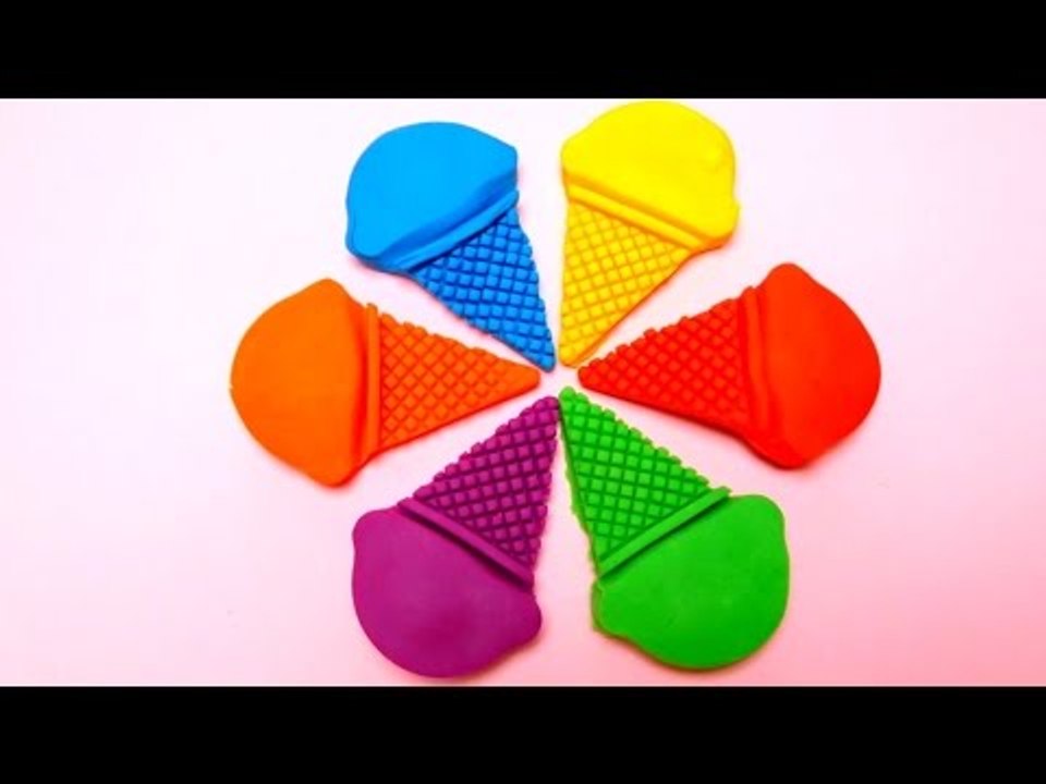 Play-Doh Ice Cream Cones with Surprise Toys for Kids