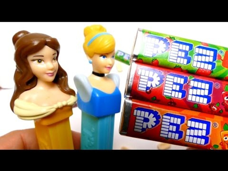 Disney Princess PEZ Candy Dispenser Cinderella &  Belle